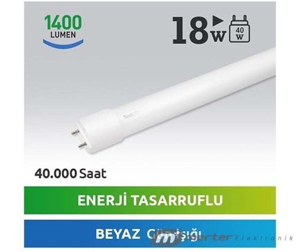 Oem Nextled Ye-T8Fg-18Wg 18 Watt Beyaz T8 Led Tüp - Led Ampul Aydınlatma