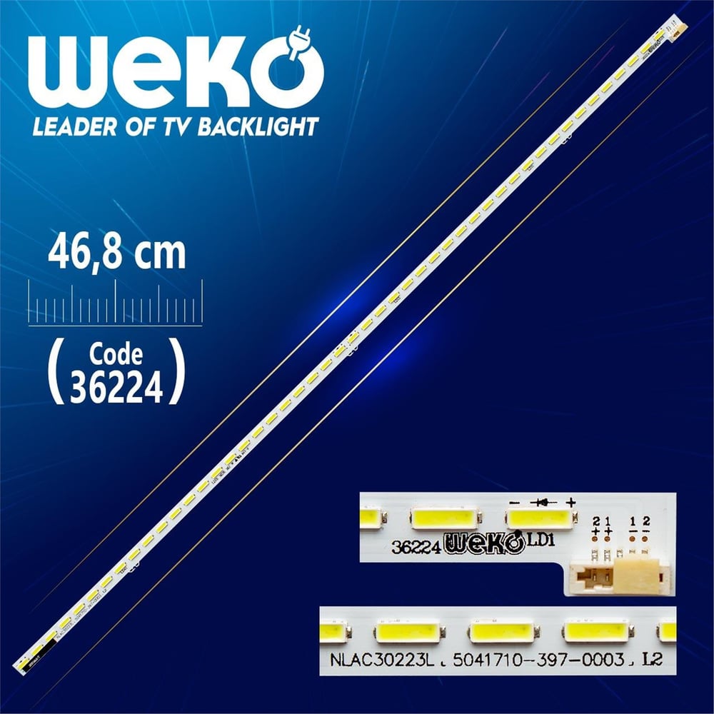 Weko NLAC30223L 3040260-058-1758  48 Ledli 46.8 Cm  Tv Led Bar - Tv Led Bar