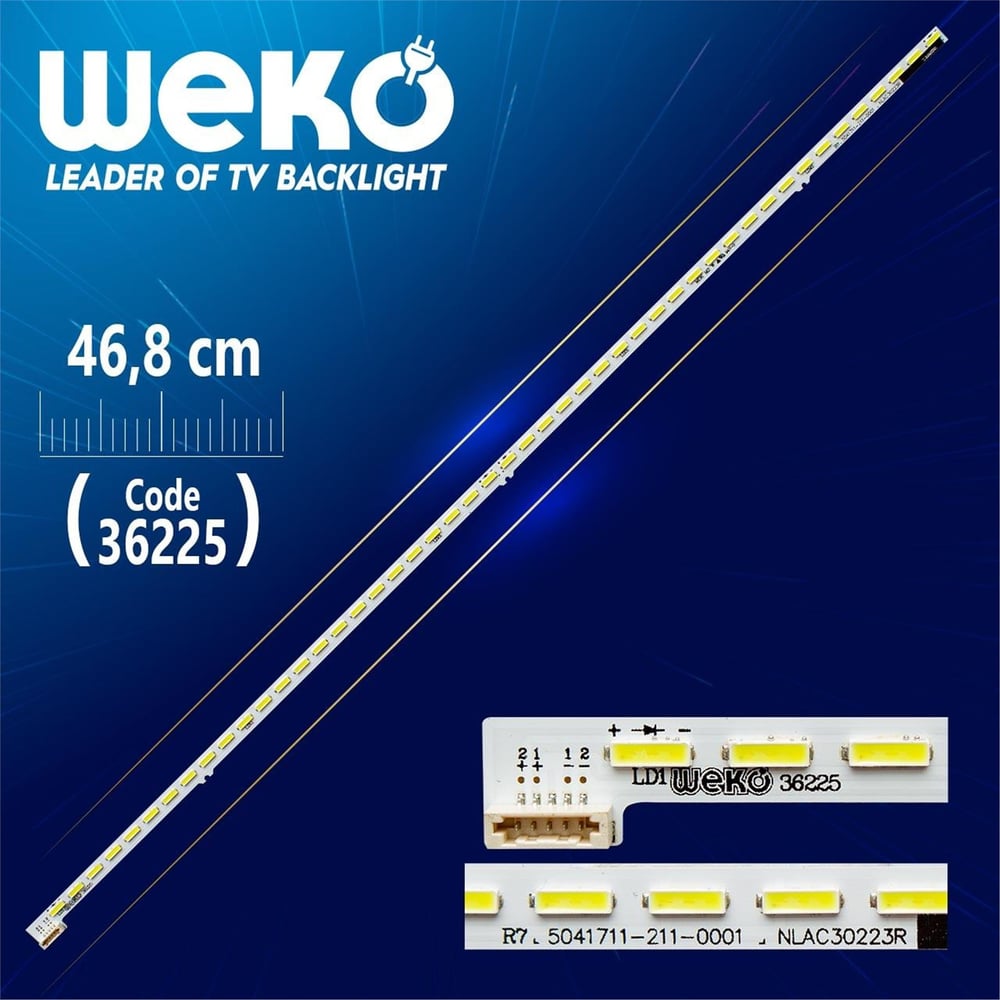 Weko NLAC30223R 3040260-058-1361  48 Ledli 46.8 Cm  Tv Led Bar - Tv Led Bar