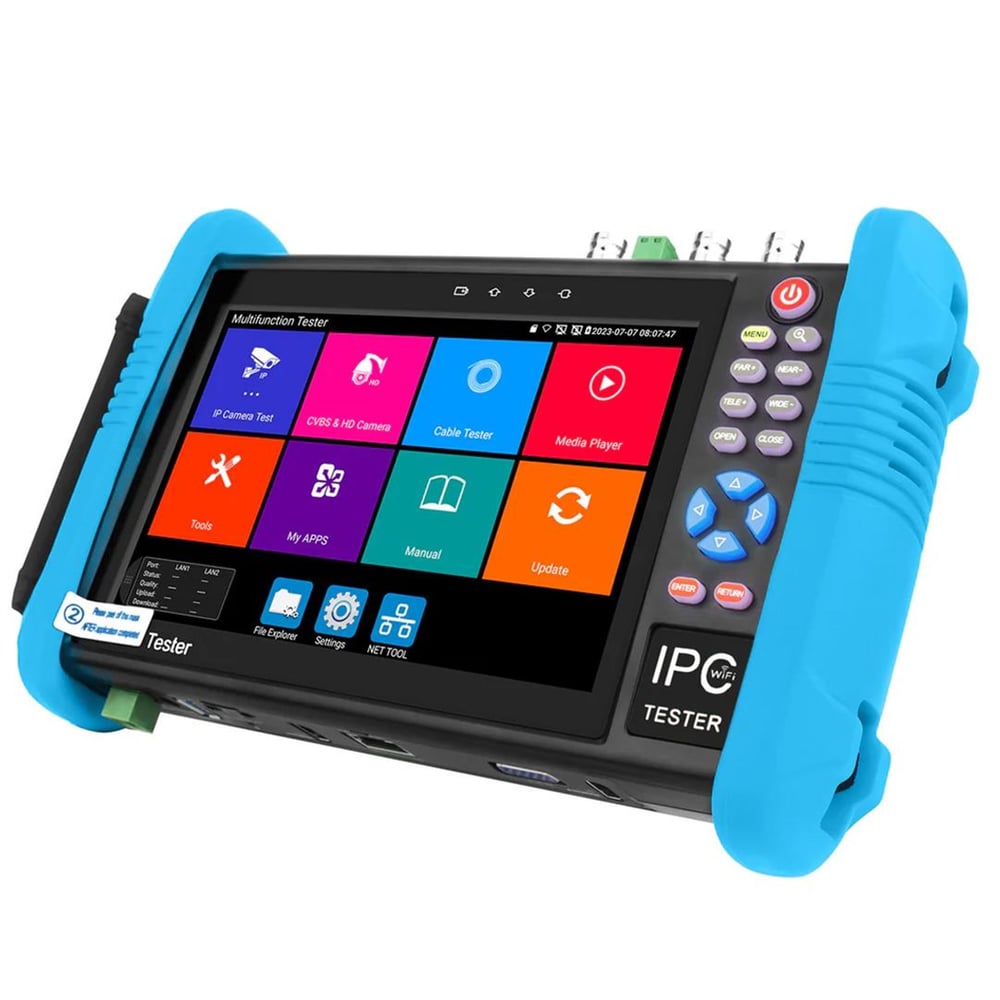 Noyafa Noyafa NF-IPC716ADHS 7'' Ekranlı IPC-ONVIF-AHD-CVI-TVI-HDMI-Analog Girişli Cctv Kamera Test Cihazı - Kamera Test Cihazları