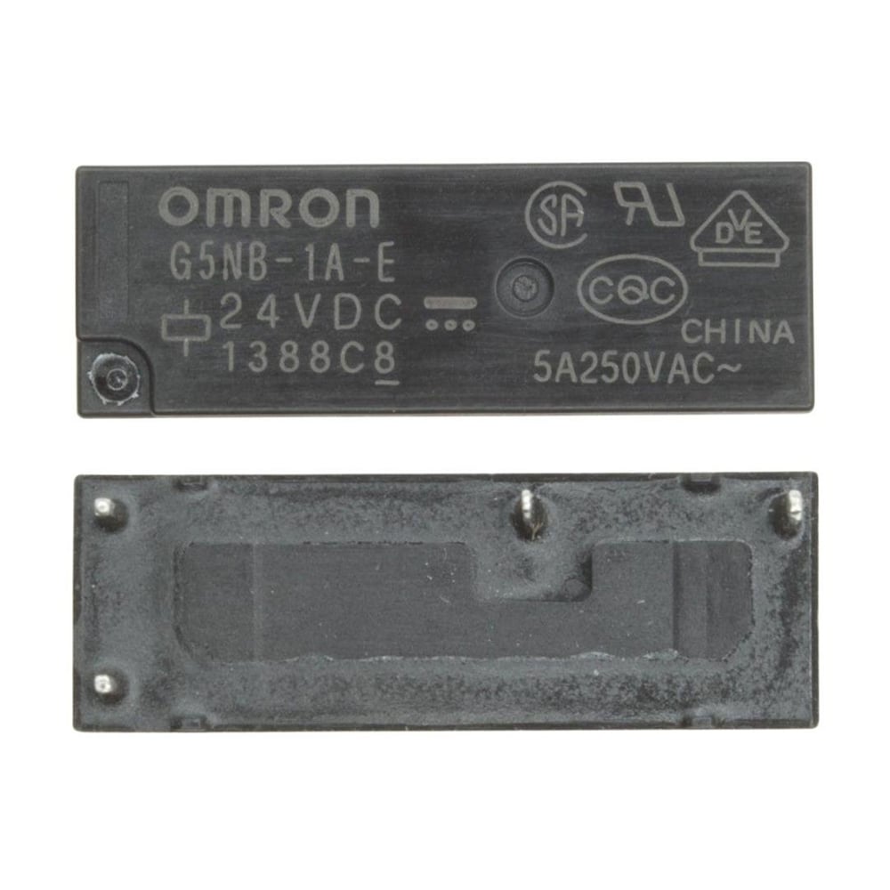 Oem Omron G5NB-1A-E 24VDC Kart Rölesi 24 Volt 4 Pin Bacak Siyah 16X4C16 - Röle