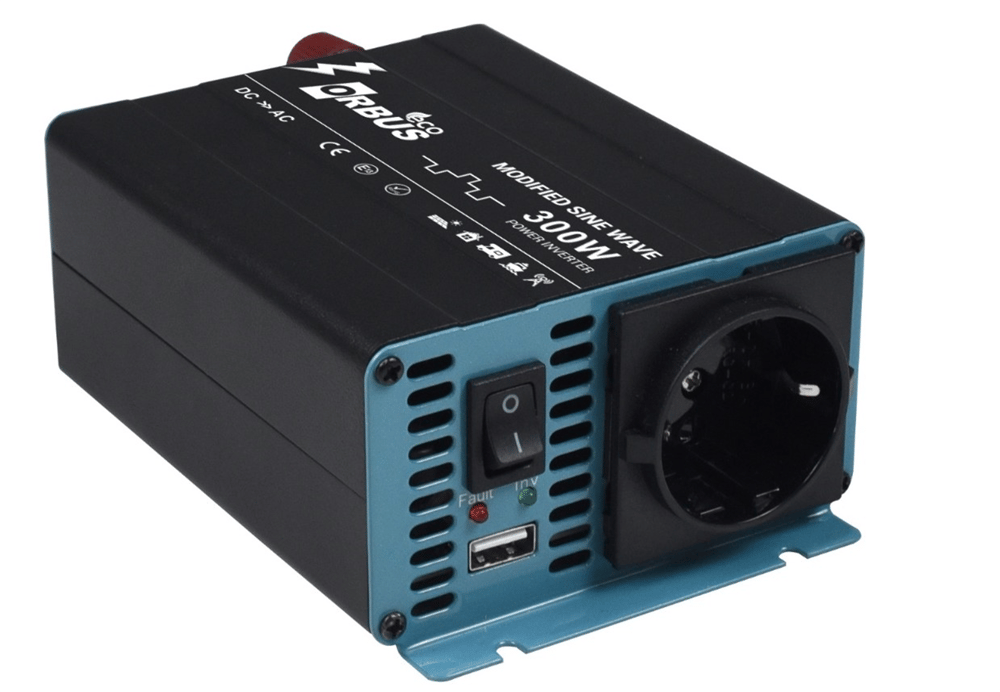 Mert-er Elektronik ORBUS MSE300W 12 VOLT -300 WATT 220V AC50HZ 600 WATT SURGE ECO MODİFİED SİNUS İNVERTER - Kategorisiz