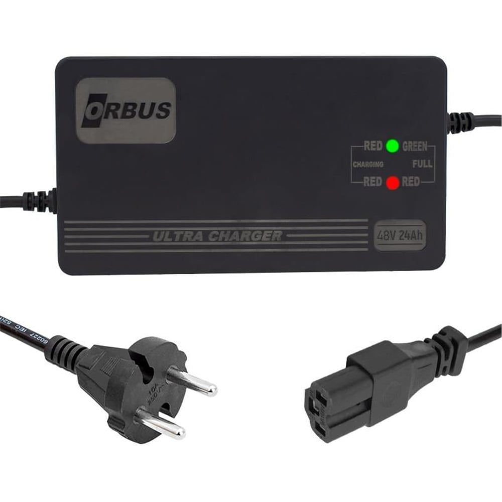 Orbus Orbus ORB-48-20  48 Volt - 24 Amper Elektrikli Bisiklet Şarj Cihazı - Elektrikli Bisiklet Şarj Cihazı