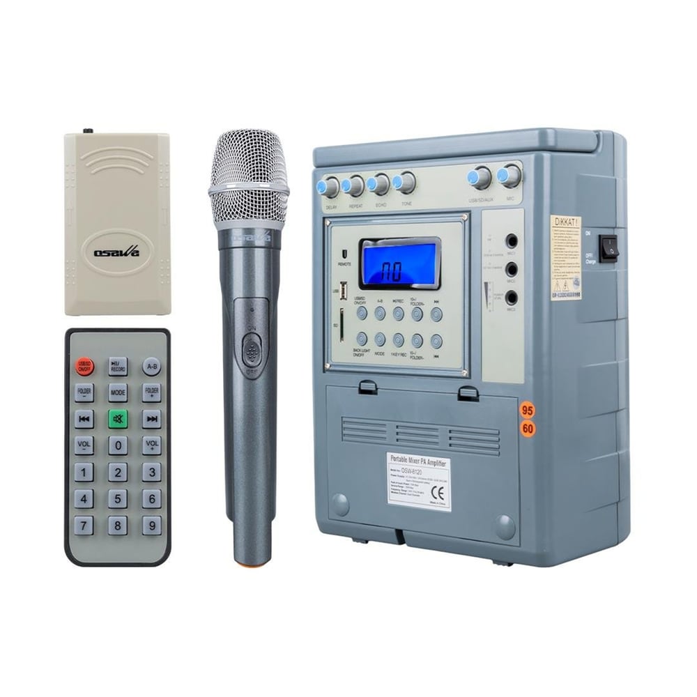 Osawa Osawa OSW-8120 El-Yaka Mikrofonlu Portatif Anfi - Seslendirme Amfileri