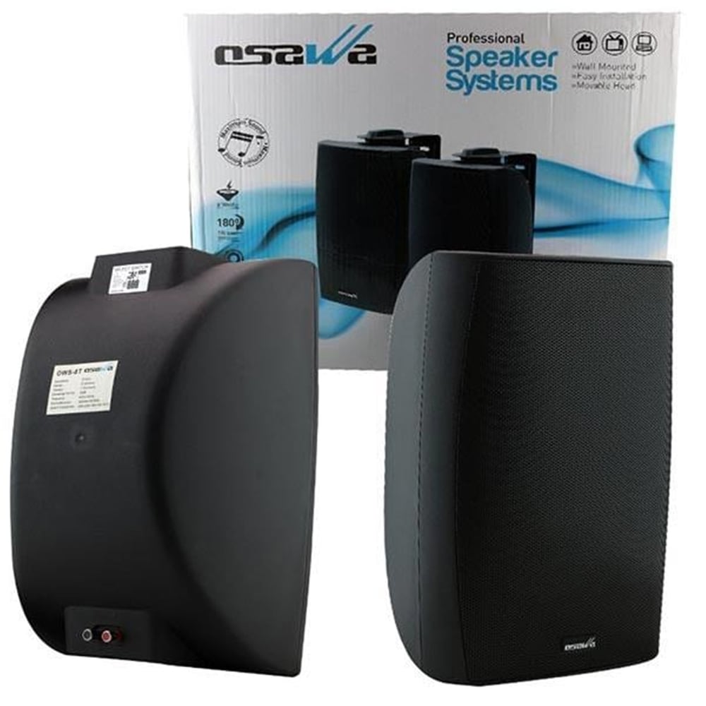 Osawa Osawa OSW-8T 20 Cm Siyah Sütun Hoparlör 2'Li Takım - Seslendirme Hoparlörleri