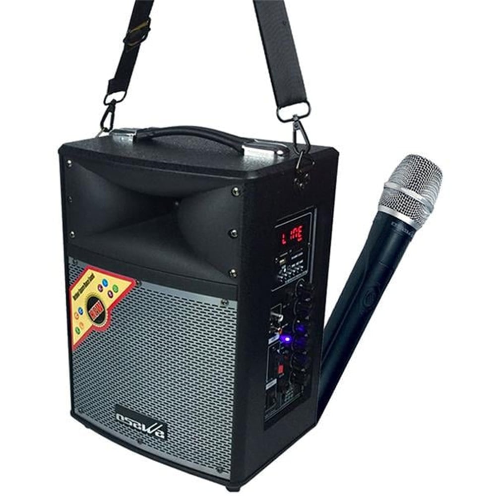 Osawa Osawa OSW-9110 UHF El Mikrofonlu USB-SD-BT Taşınabilir Seyyar Ses Sistemi - Mevlüt Anfisi