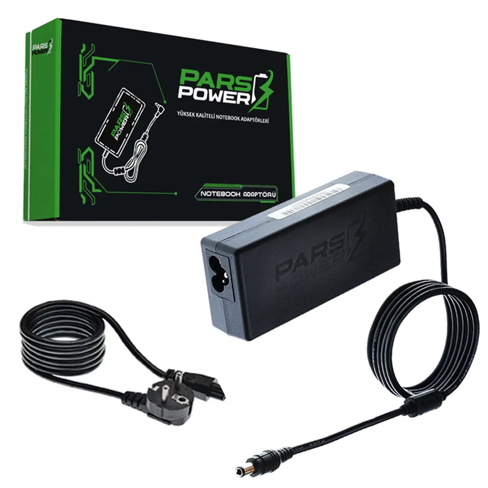 Mert-er Elektronik PARSPOWER PRS-061 PLASTİK KASA 19V 4.74A 90W (5.5*3.0MM) STANDART NOTEBOOK ADAPTÖR - Kategorisiz