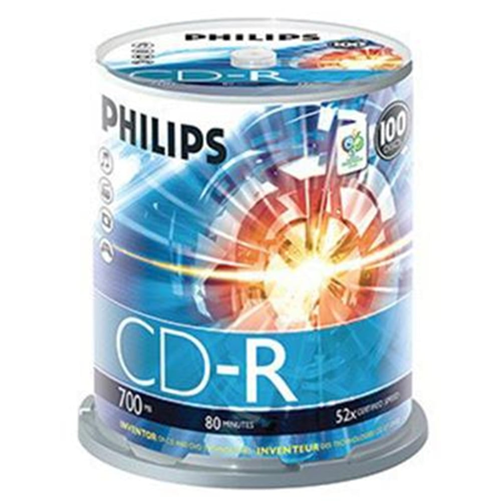Philips Phılıps Cd-R Cakebox 100Lü Paket - Boş CD-DVD