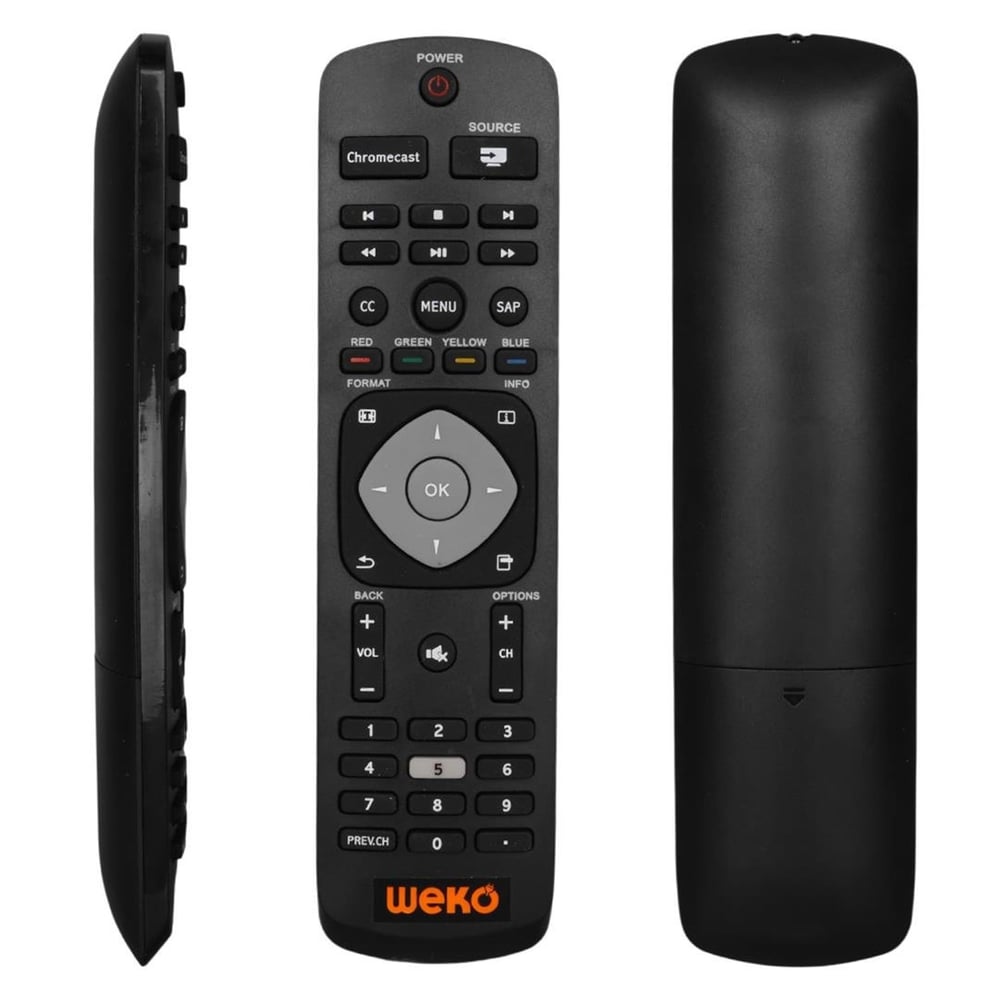 Weko Philips CH-1764 Chromecast-Source Tuşlu Lcd Led Tv Kumanda - Lcd-Led-Plazma TV Kumandaları