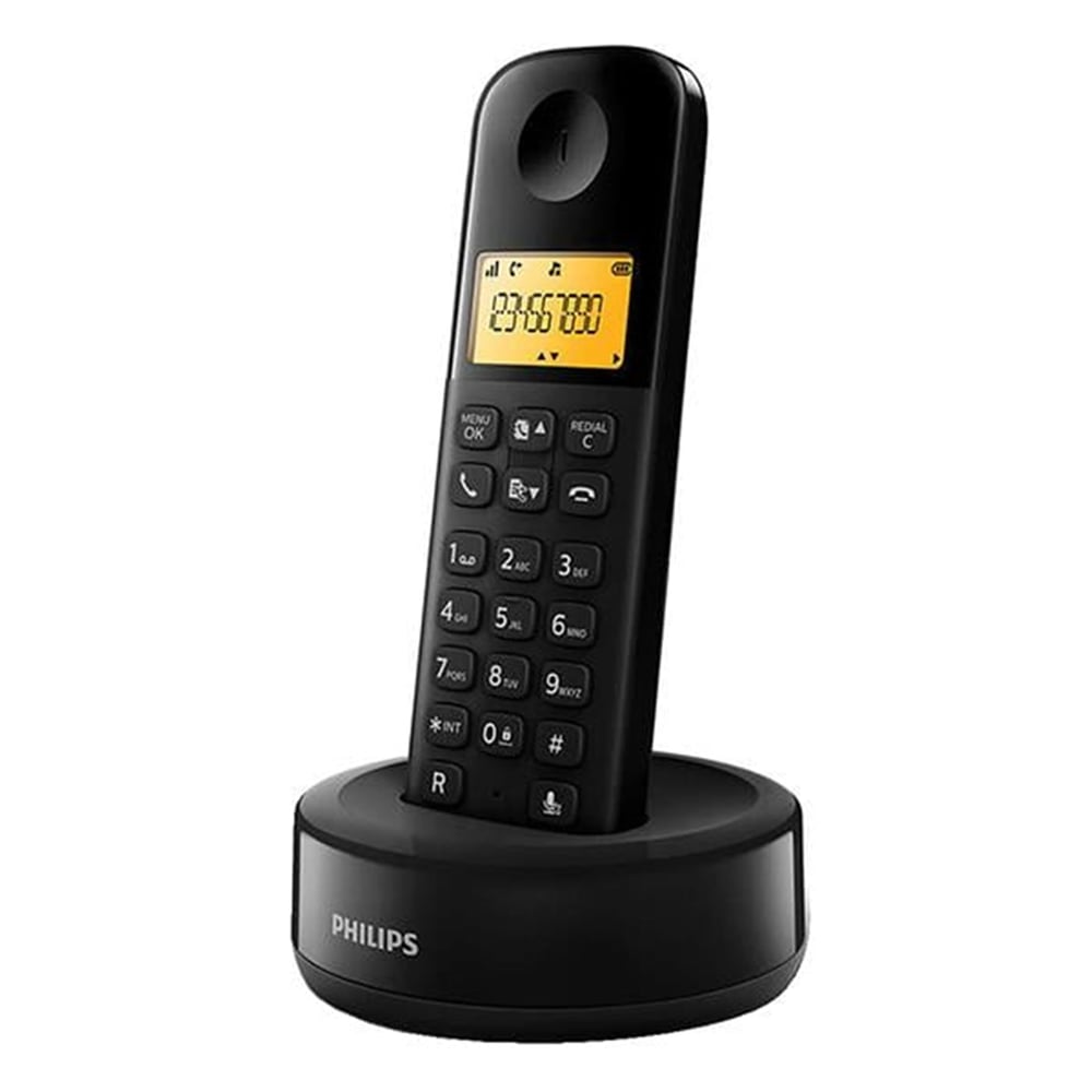 Philips Philips D130 Telsiz Telefon (Siyah-Beyaz) - Telsiz Telefonlar