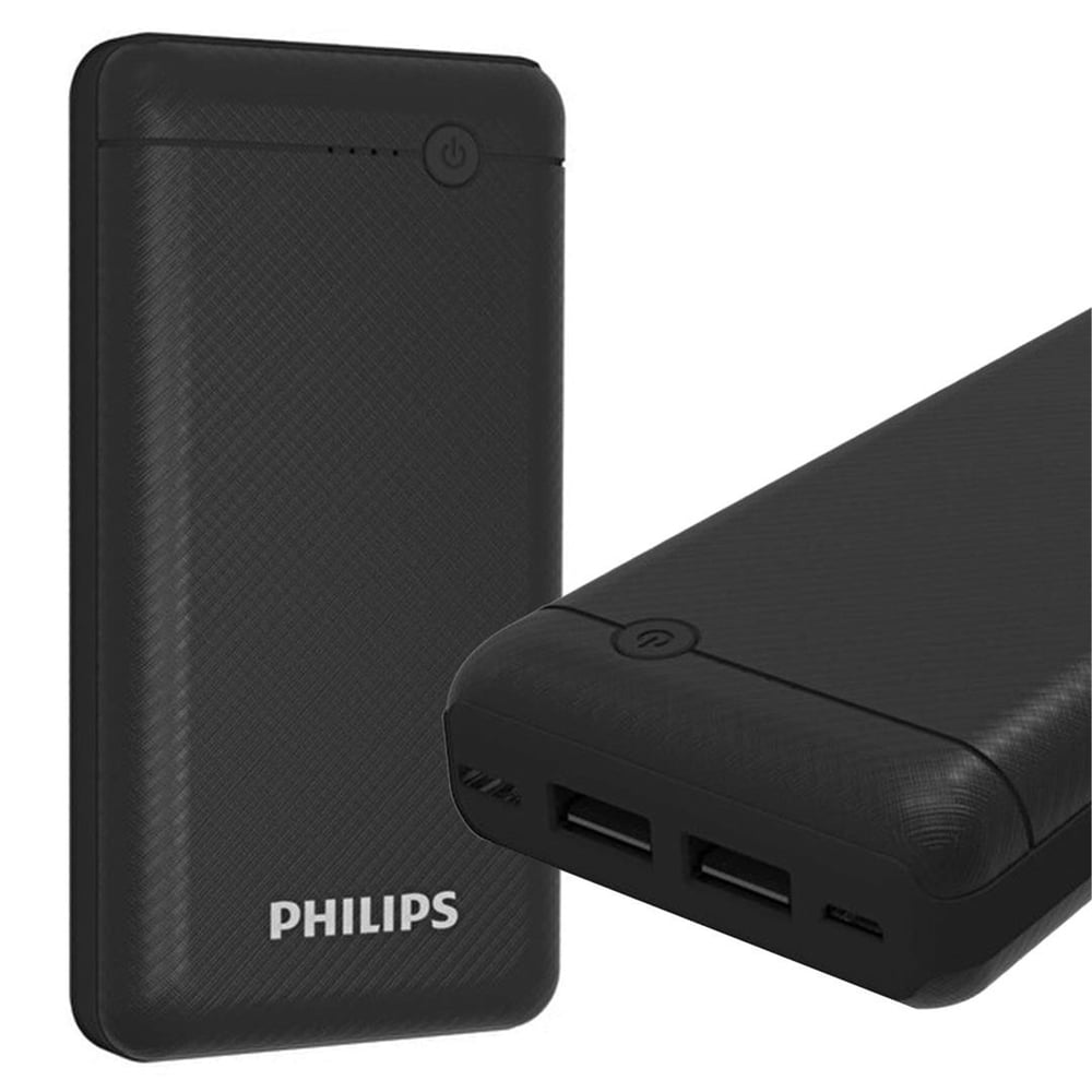 Philips Philips DLP1720 CB 20.000 mAh 2XUSB Port Çıkış TYPE-C Micro-USB Powerbank Hızlı Şarj Slim - Powerbank