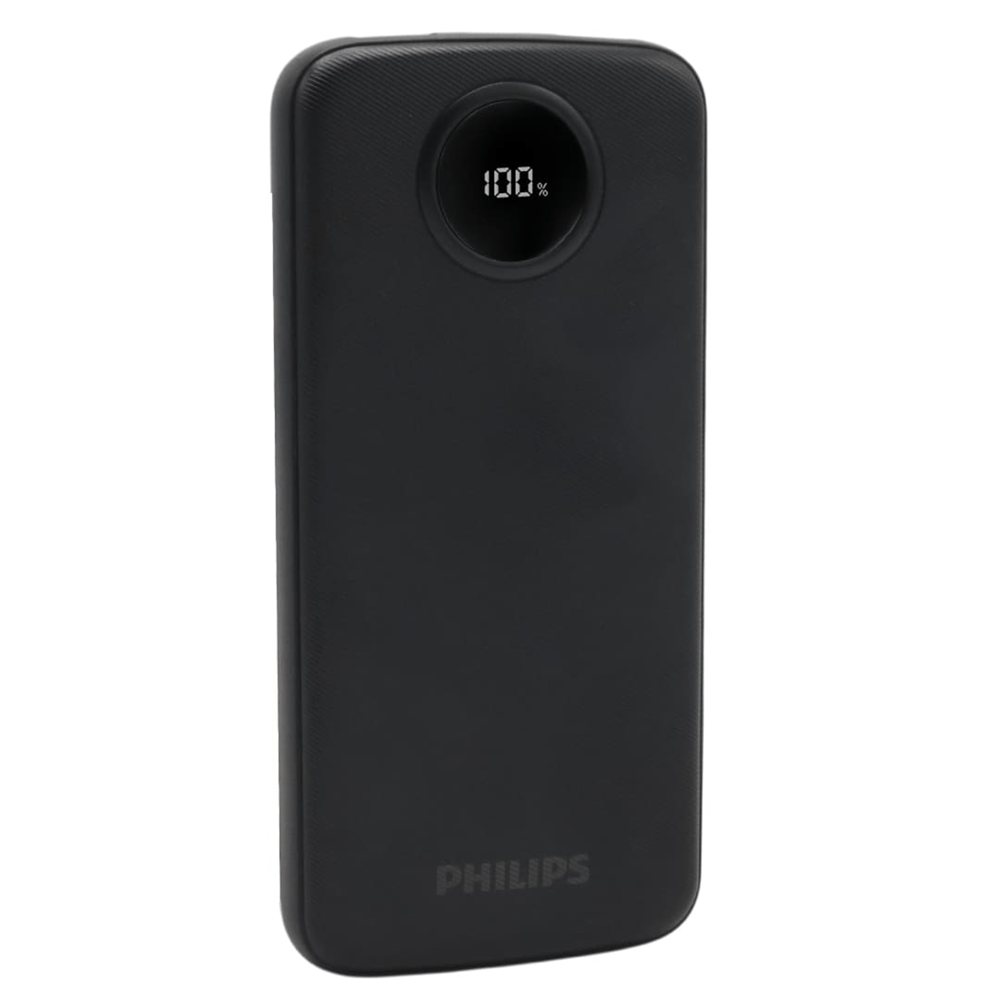 Philips Philips DLP7712CB 10.000mAh PD Hızlı Şarj Dijital Ekranlı Siyah Powerbank - Powerbank