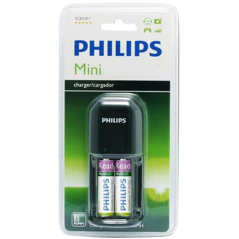 Philips Phılıps Scb1291Nb/12 Pil Şarj Cihazı+2000Mah 2Li Aaa Pil - Pil Şarj Cihazları