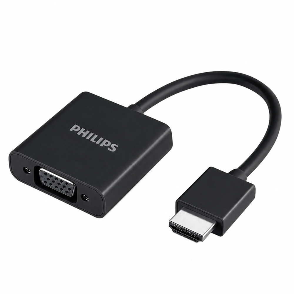 Philips Philips SWR1620B/93 HDMI to VGA Dönüştürücü Adaptör Harici Ses Çıkışlı - Çevirici ve Dönüştürücü