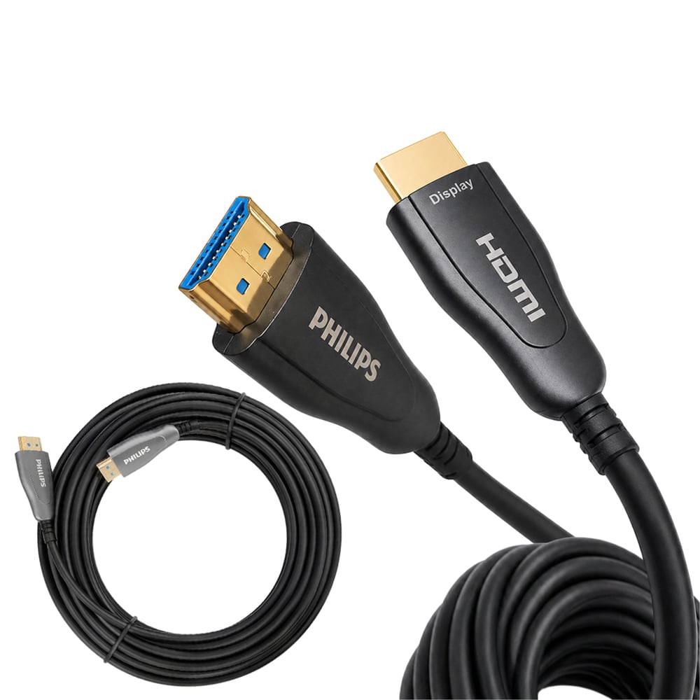 Reyonex Philips Swr3019W/93 50 Metre 4K 60Hz Aoc Fiber Optik Hdmı Kablo Çinko Alaşım Gövde - Hdmi Kablolar