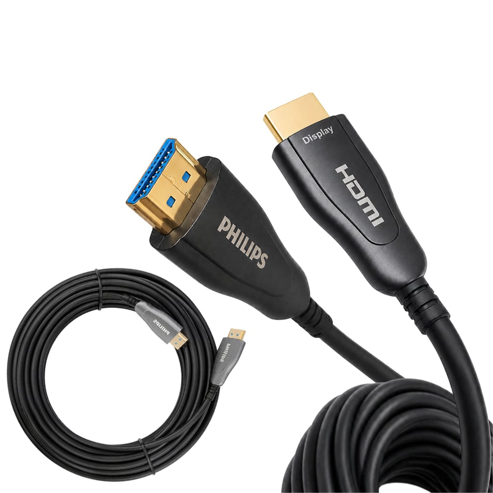 Reyonex Philips Swr3019W/93 70 Metre 4K 60Hz Aoc Fiber Optik Hdmı Kablo Çinko Alaşım Gövde - Hdmi Kablolar
