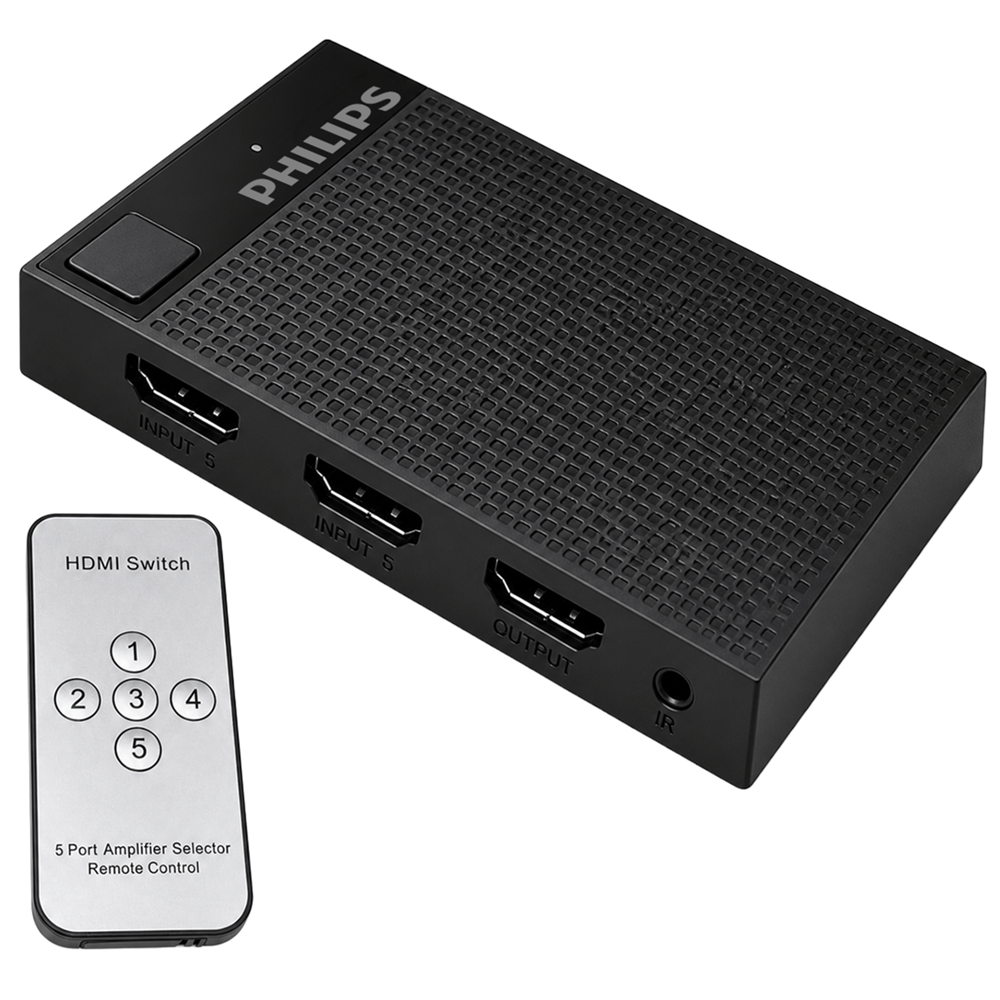 Reyonex Philips Swv9023D/93 5-Giriş 1-Çıkış 4K Hdmı Switch (Seçici) - Hdmi Dağıtıcılar