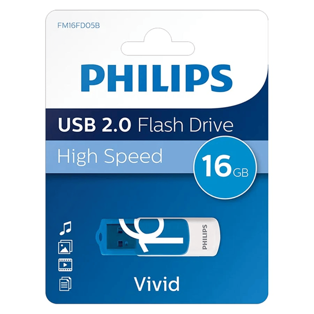 Philips Philips Vivid FM16FD05B/00 16GB USB 2.0 Flash Bellek - Flash Bellek