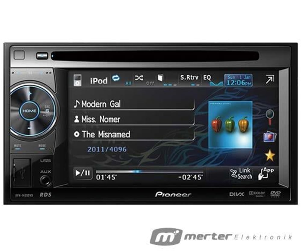 Pioneer Pıoneer Avh-1450Dvd Double Oto Teyp - Double Teyp