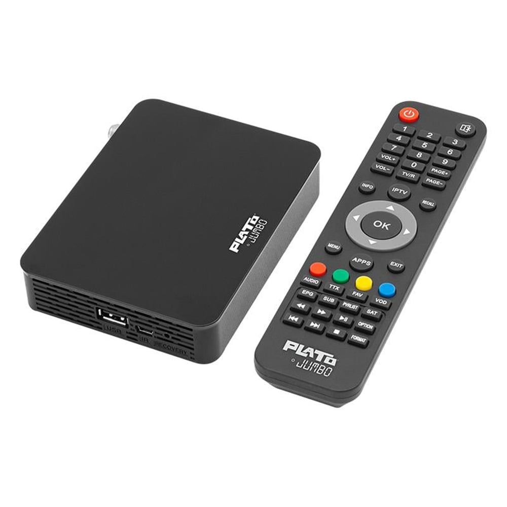 Plato Plato Jumbo Linux Tabanlı Ethernet Girişli IP TV Uydu Alıcısı - İP Tv Box