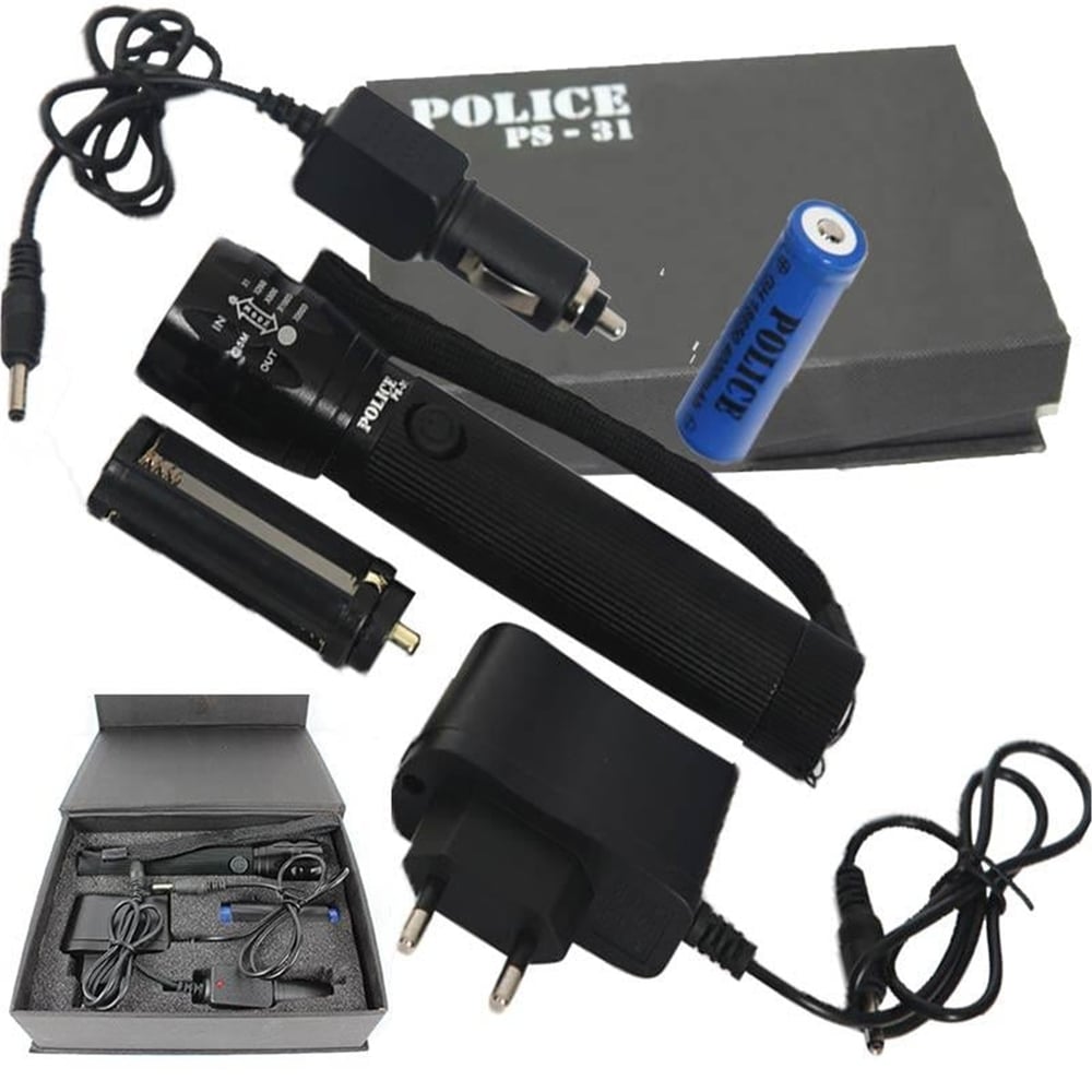 Police Polıce Ps-30 Cree Led Pilli El Feneri - Fener ve Işıldaklar