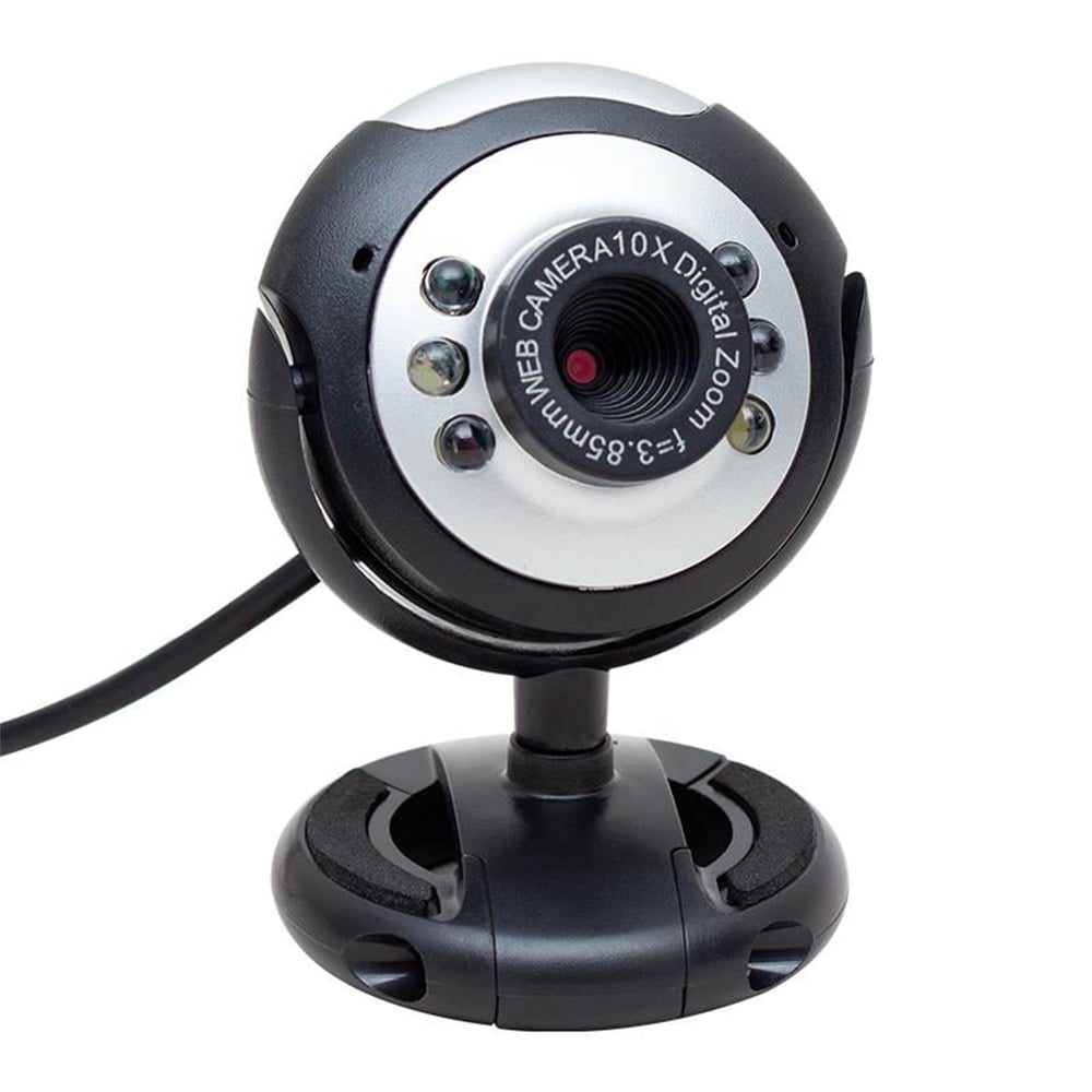 Powermaster Powermaster 1.3 MP 10x Zoom Ledli Mikrofonlu Pc Webcam PM-3962 - Web Kamera