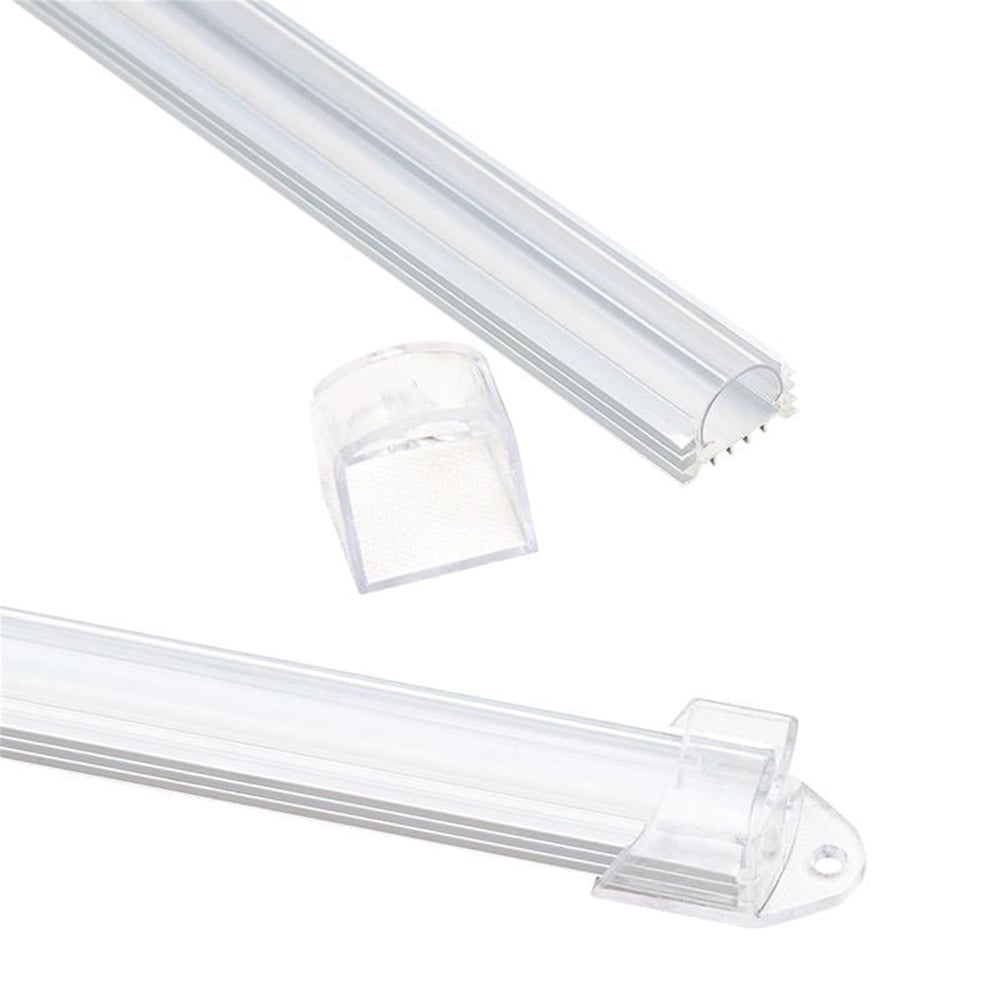 Powermaster Powermaster 1 Metre Neon Şeffaf Alüminyum Kasa - Aydınlatma Diğer
