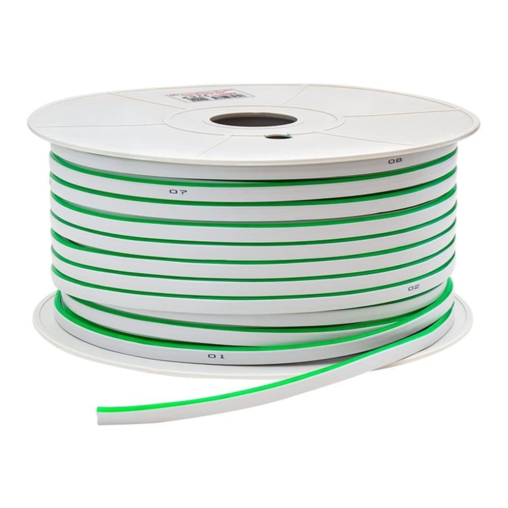 Powermaster Powermaster 12 Volt 100 Metre Yeşil Neon Şerit Led - Neon Şerit Led