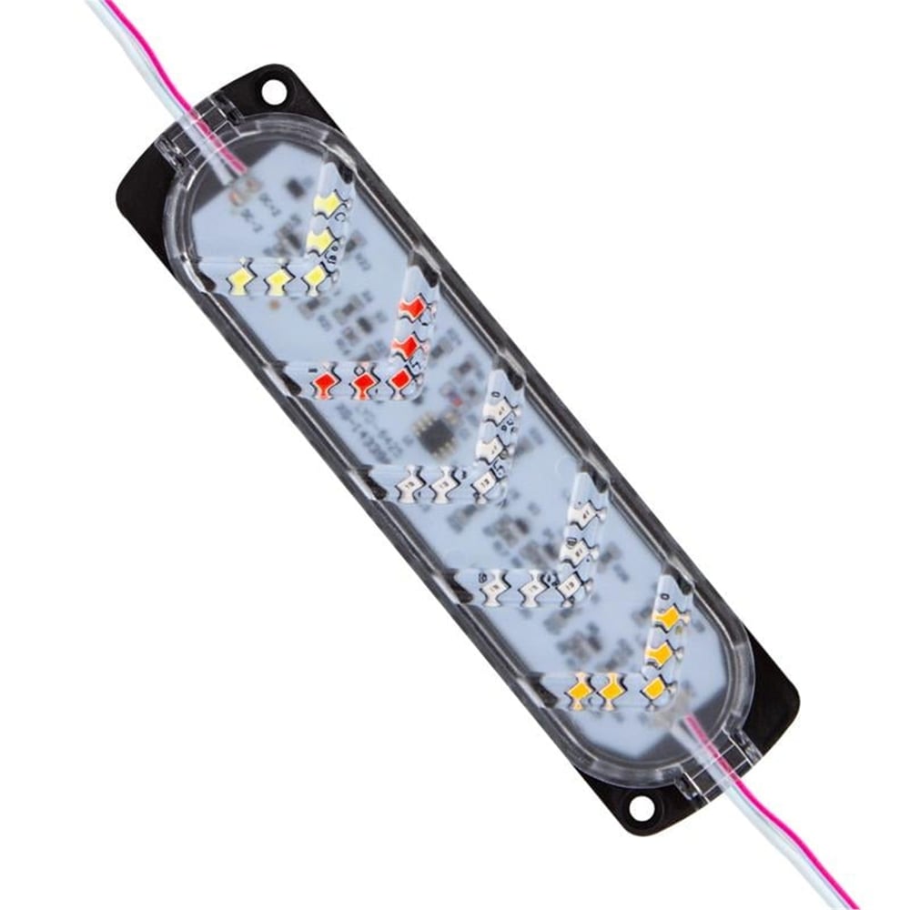 Powermaster Powermaster 12 Volt 3.6 Watt WRGBY Flaşlı Yanıp Sönen Modül Led - Modül Led