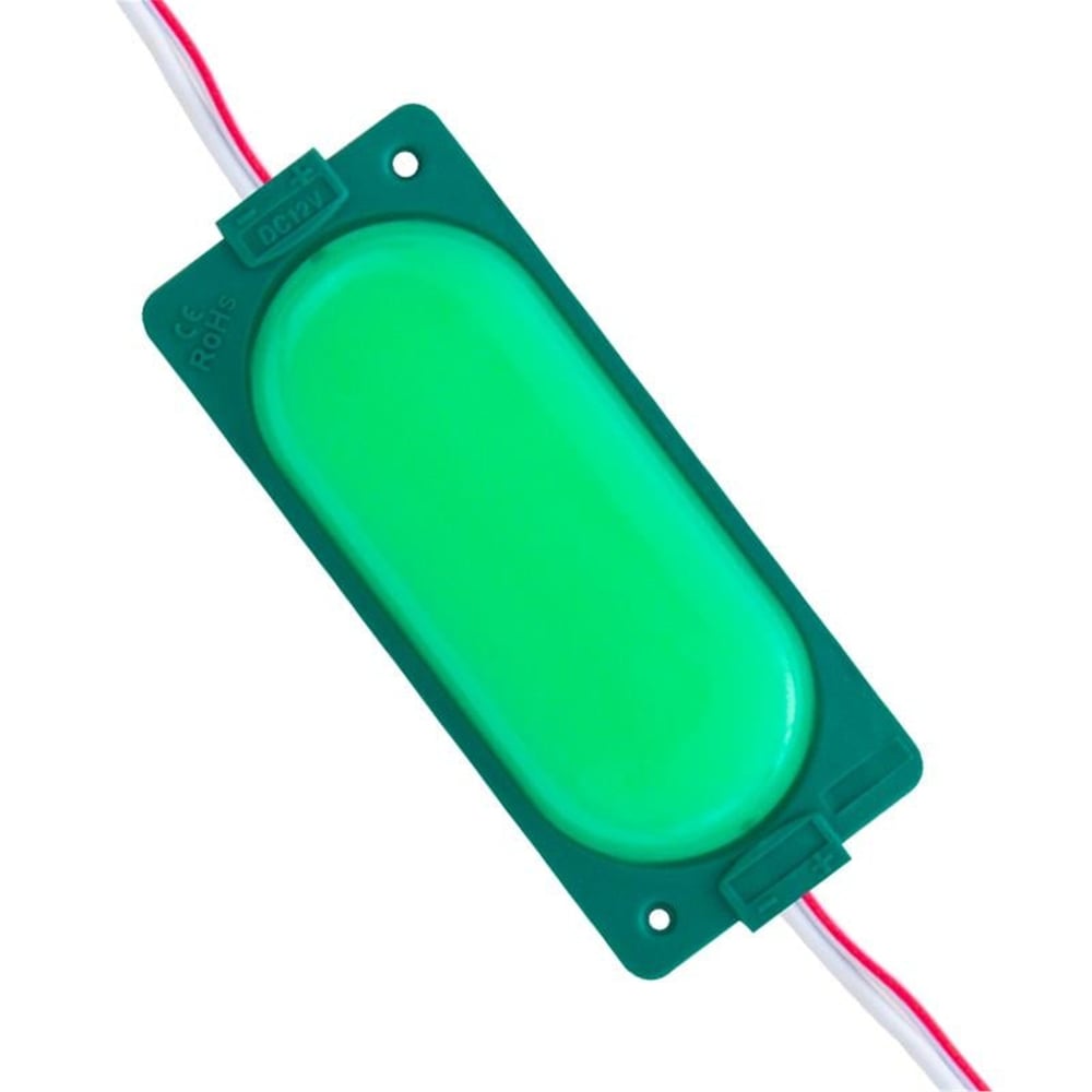 Powermaster Powermaster 12 Volt 3 Watt Yeşil 85 X 35 Mm IP65 220 – 240 Lümen 140 Derece Cob Modül Led - Modül Led