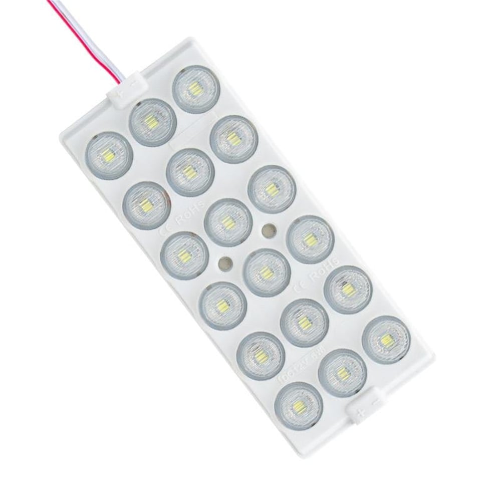 Powermaster Powermaster 12 Volt 6 Watt Soğuk Beyaz 18 Ledli 2'li Paket Yanıp Sönen Modül Led - Modül Led