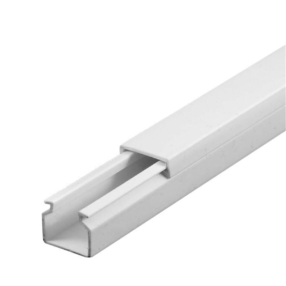 Powermaster Powermaster 12x12 Yapışkan Bantlı Pvc Kablo Kanalı 2 Metre - Kablo Kanalları