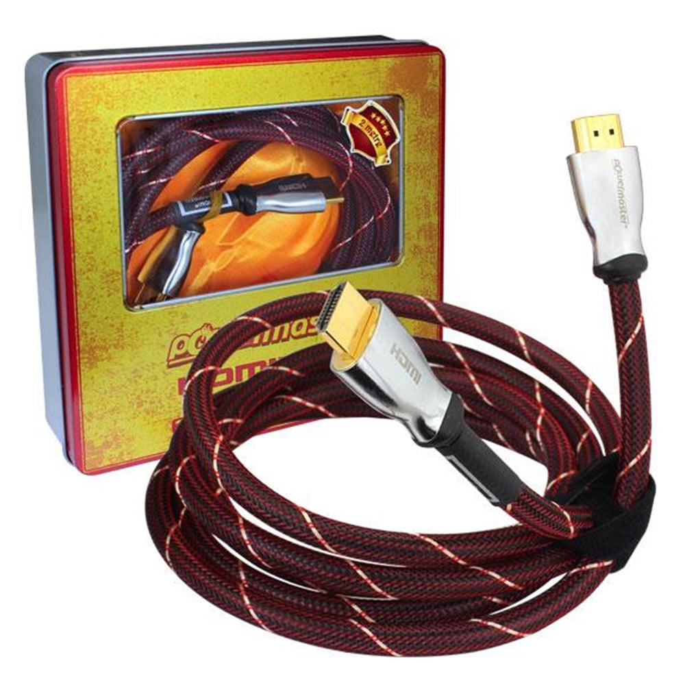 Powermaster Powermaster 2 Metre Altın Uçlu HDMI Kablo - HDMI Kablo