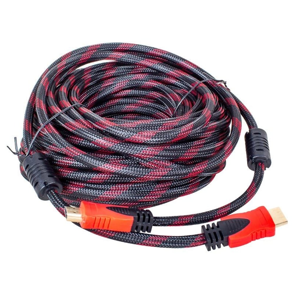 Powermaster Powermaster 20 Metre Örgülü HDMI Kablosu - HDMI Kablo