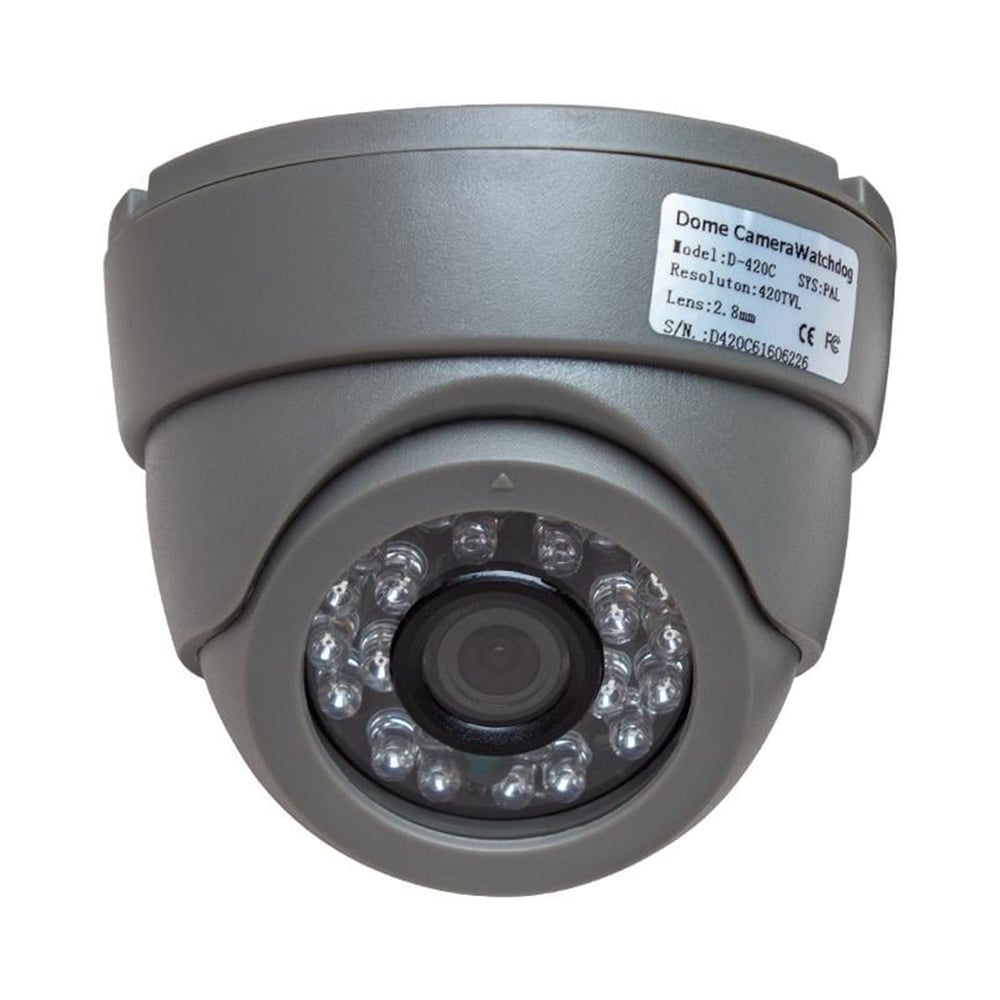 Powermaster Powermaster 24 Ledli 4 Pin Soketli Analog Plastik Dome Kamera - Güvenlik Kamerası