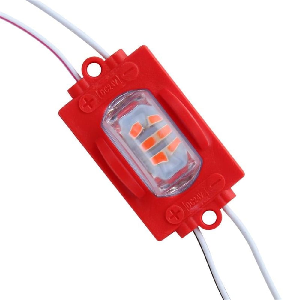 Powermaster Powermaster 24 Volt 1.4 Watt Kırmızı 2835 Cob Modül Led 48*30 - Modül Led