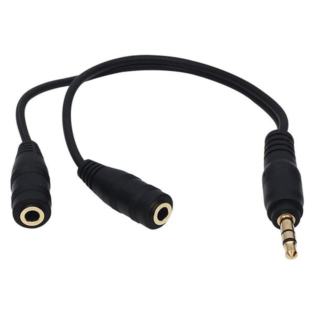 Powermaster Powermaster 3.5 Mm Erkek-2 Stereo Dişi Kulaklık Çoklayıcı Kablo - Diğer Aksesuar Çeşitleri
