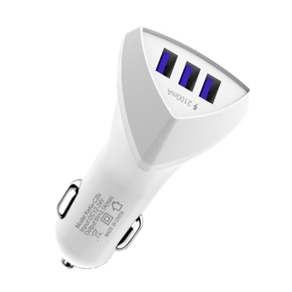 Powermaster Powermaster 4.2 Amper 3xUsb Çakmaklık Hızlı Araç Şarj Cihazı PM-2417 - Şarj Cihazları