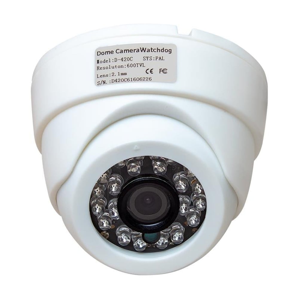 Powermaster Powermaster 600 TVL 18 Ledli 4 Pin Soketli Analog Plastik Dome Kamera - Güvenlik Kamerası