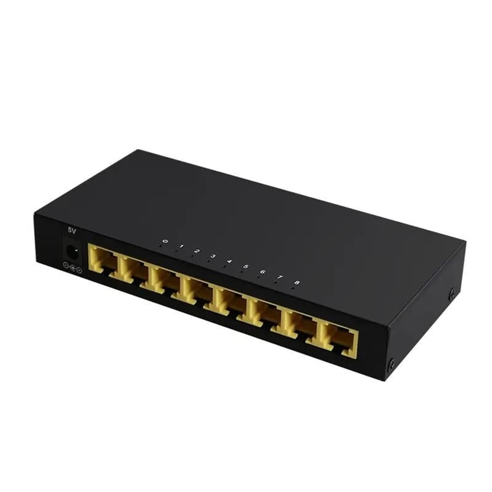 Powermaster Powermaster 8 Port 1000 Mbps Gigabit Ethernet Switch Hub PM-17659 - Ethernet Switch