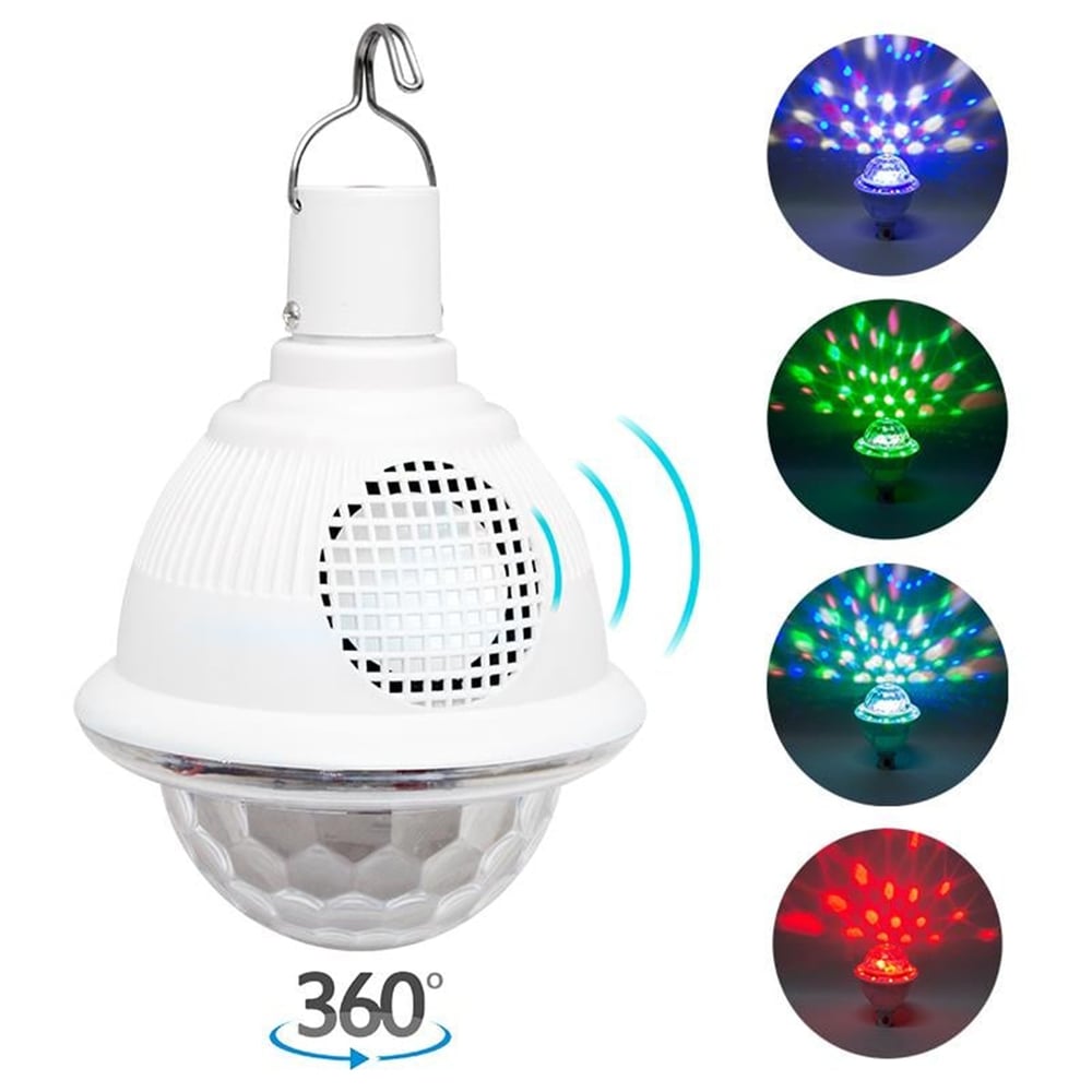 Powermaster Powermaster Bluetooth Destekli Animasyonlu 10 Watt Şarjlı Ufo Tip Disko Topu PM-4191 - Led Ampul Aydınlatma