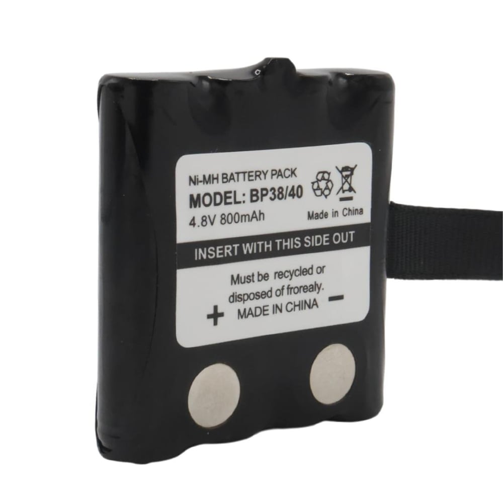 Powermaster Powermaster BP38/40 NI-MH 4.8 Volt 700mAh Cobra Telsiz Pili Şarj Edilebilir Şarjlı 4xAAA - Telsiz Telefon Pilleri