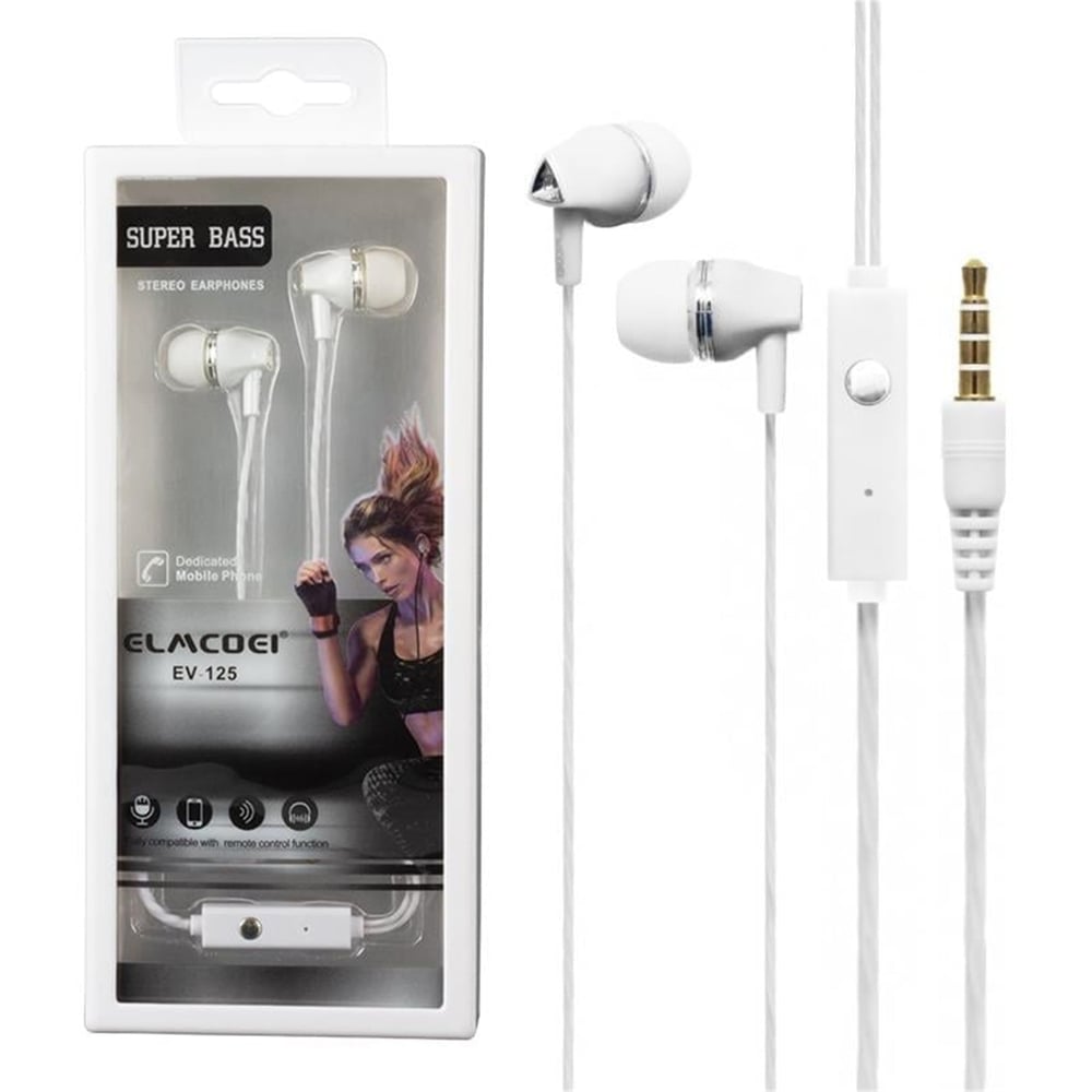 Powermaster Powermaster EV-125 Mikrofonlu Super Bass Kulak İçi Kulaklık - Telefon Kulaklıkları