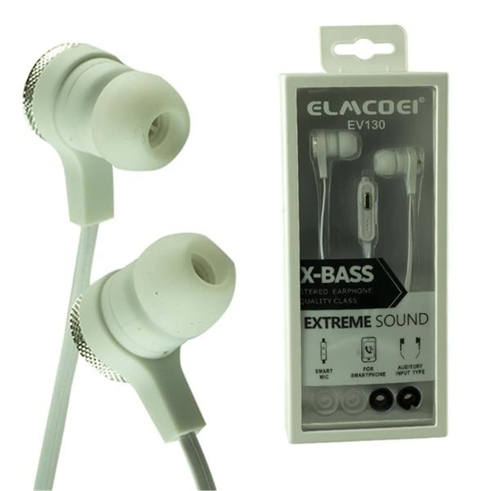 Powermaster Powermaster EV-130 X-Bass Yassı Kulakiçi Kulaklık - Telefon Kulaklıkları