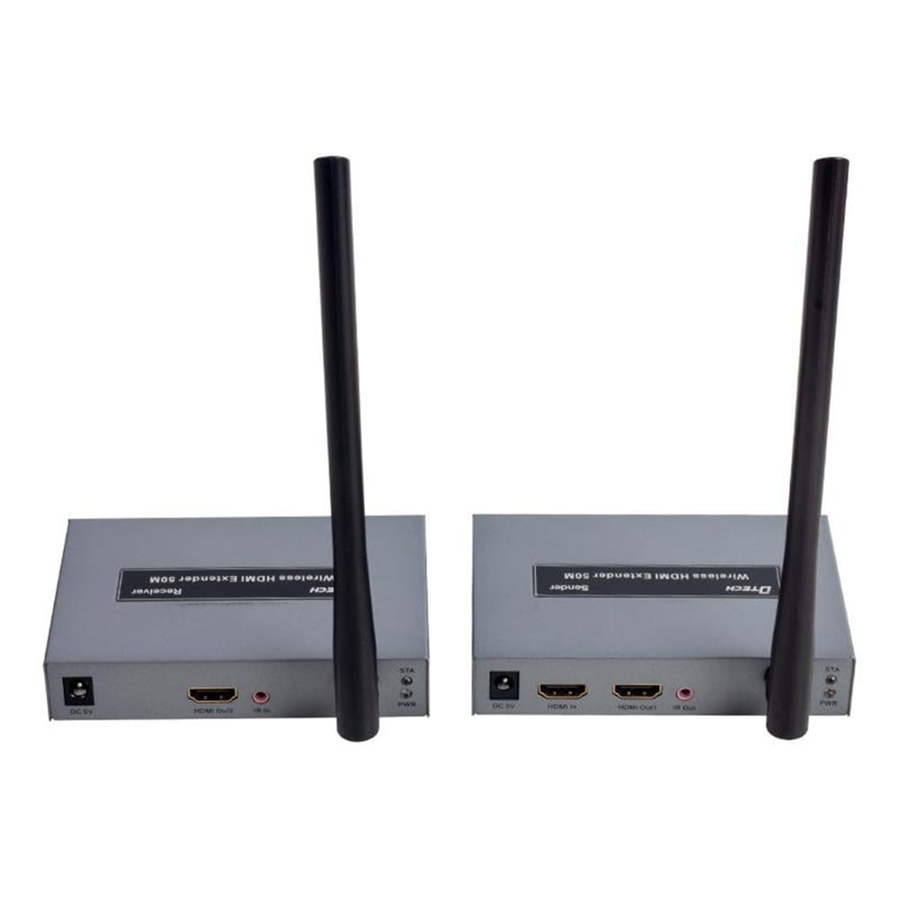 Powermaster Powermaster HDMI Kablosuz Extender Cat6 50 Metre Uzatıcı PM-19865 - Çevirici Dağıtıcı