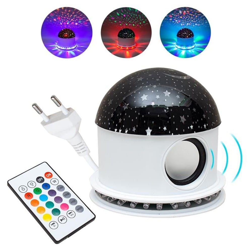 Powermaster PowerMaster HX-602 Bluetooth Destekli Animasyonlu Gece Lambası Hoparlör - Speaker (6 Watt) - Gece Lambaları