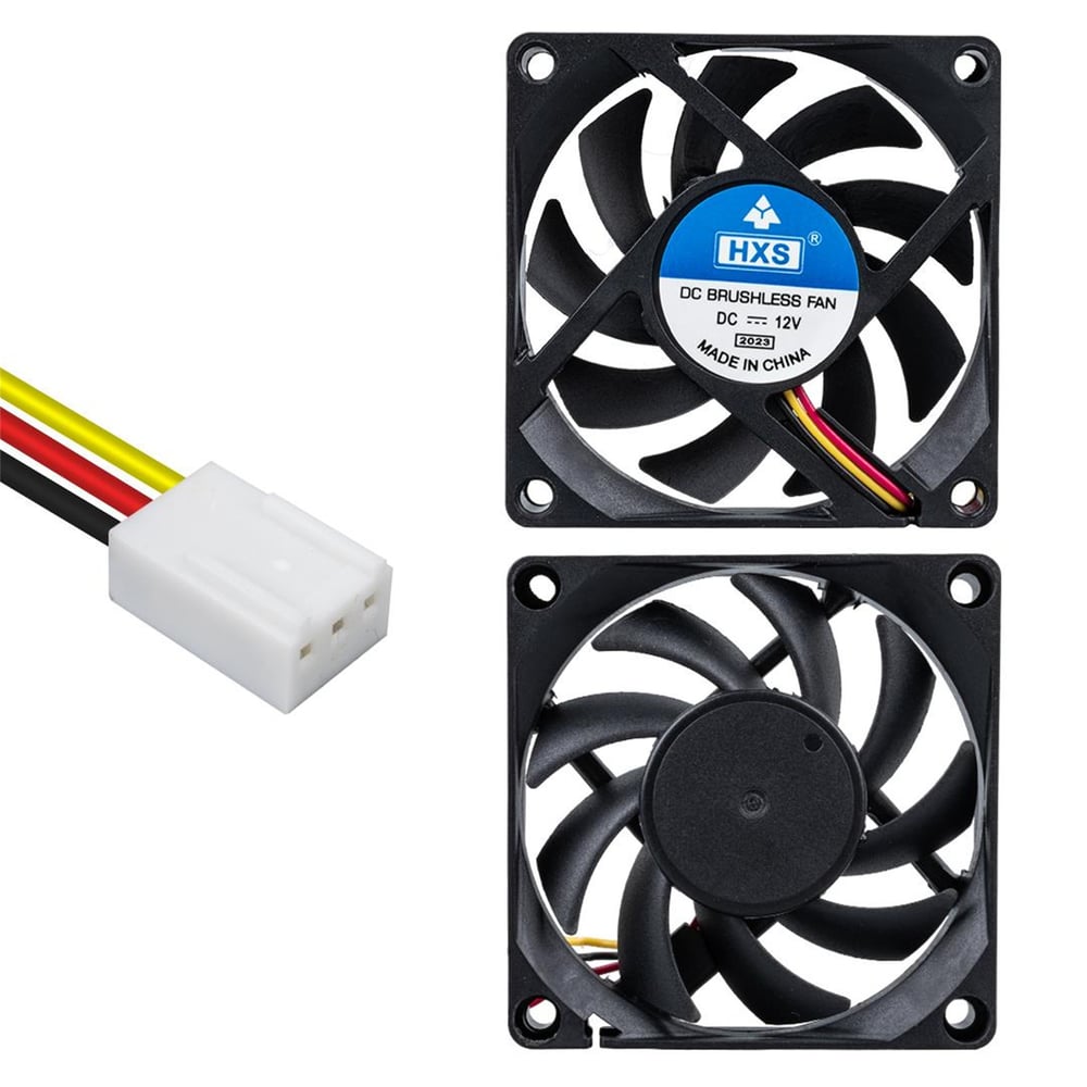 Powermaster Powermaster IC-216 3P Kablolu 70X70X15 12Volt Fırçasız DC Fan - DC-PC Fan-Vantilatör