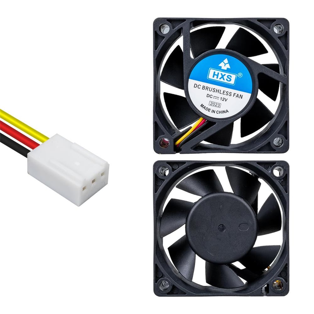 Powermaster PowerMaster IC-216 Fırçasız DC Fan 60X60X25mm 12 Volt 3 Pin (Seri 1) - DC-PC Fan-Vantilatör