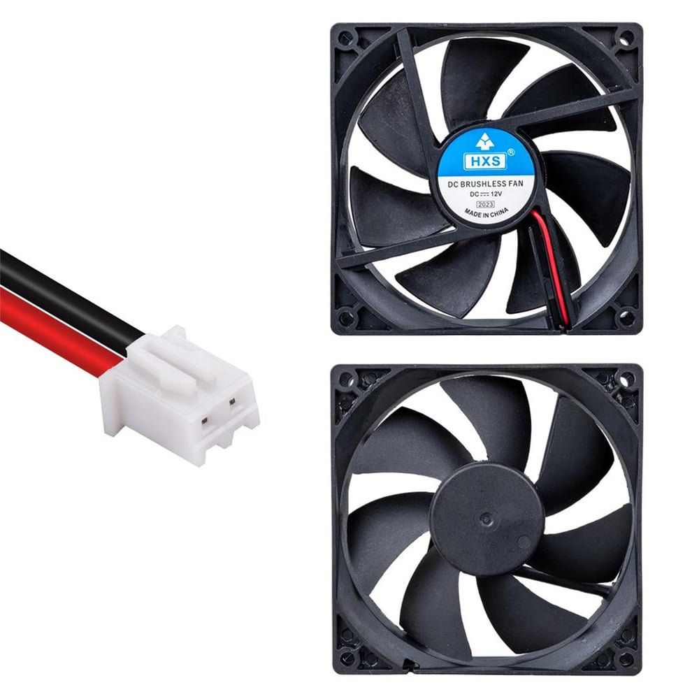 Powermaster PowerMaster IC-216 Fırçasız DC Fan 92X92X25mm 12 Volt 2 Pin - DC-PC Fan-Vantilatör