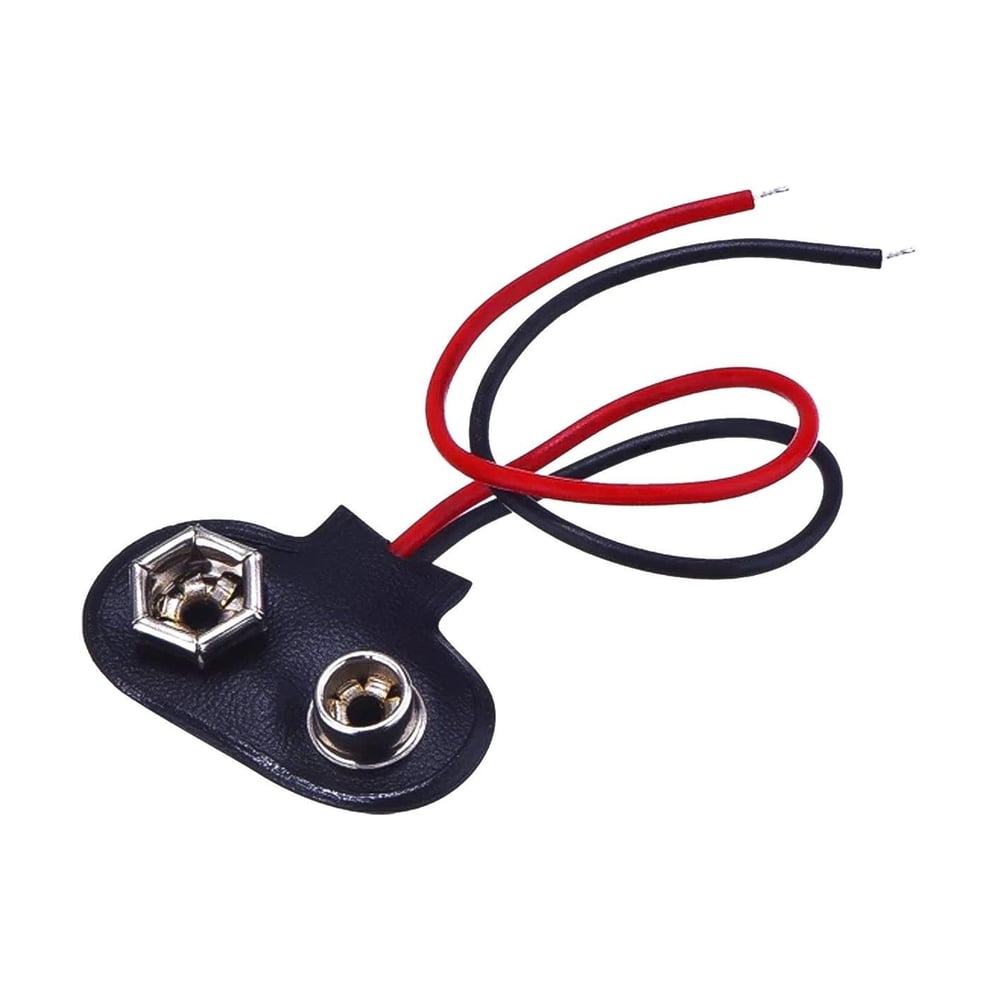 Powermaster Powermaster IC-232 9 Volt Pil Başlığı 10 Cm Kablolu - Pil Yuvaları & Pil Aksesuarları